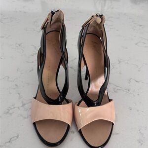 Elegant Black and Cream Women's Heels